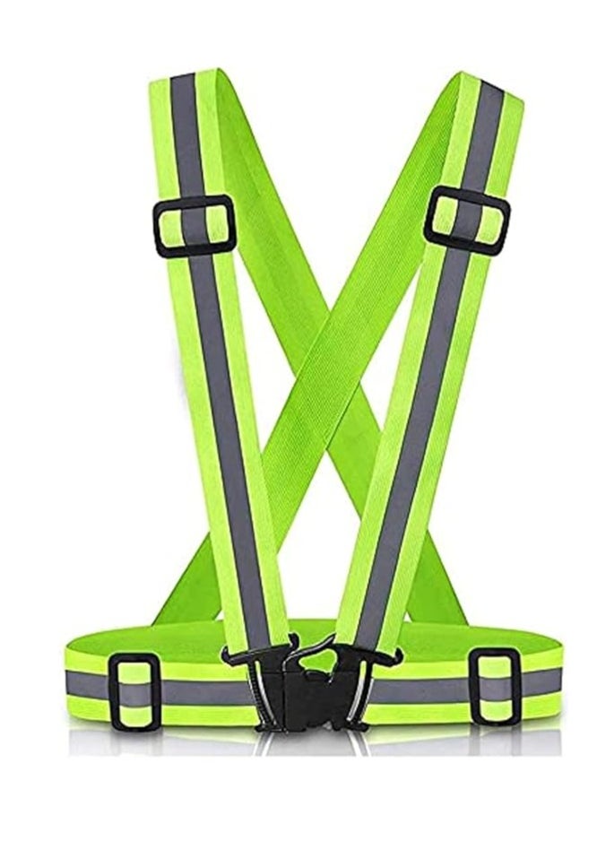 Cool Baby Style Reflective Vest Running Gear Adjustable Safety Vest Outdoor Reflective Tape High Visibility  - Image 1
