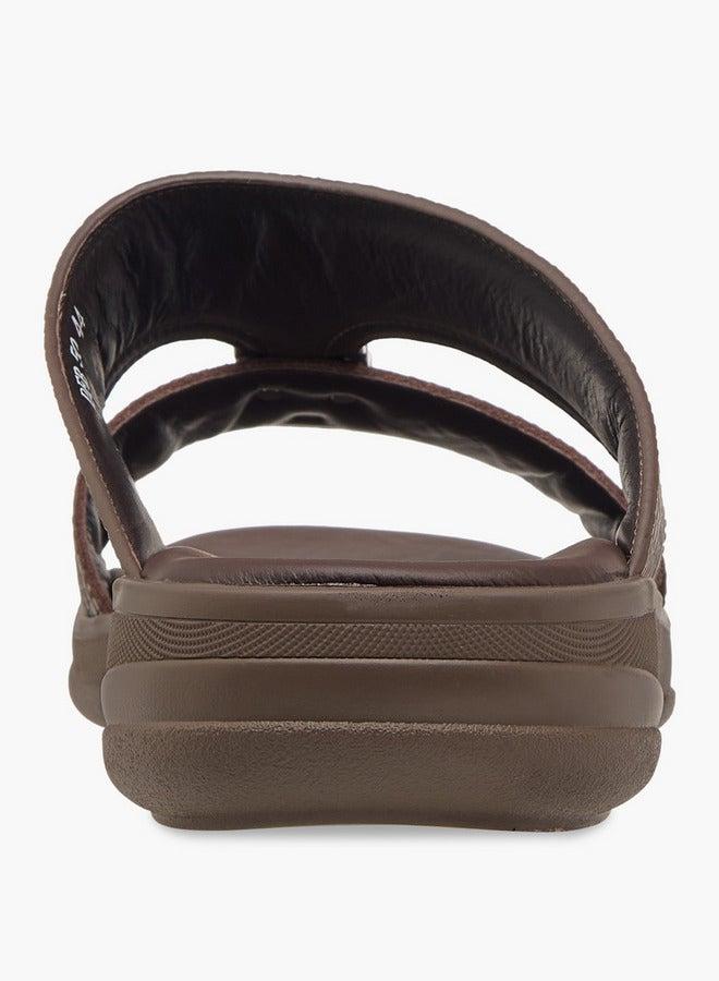 DUCHINI Men's Metal Accent Slip-On Arabic Sandals - Image 5