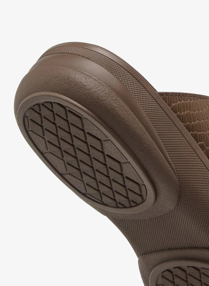 DUCHINI BROWN Men's Metal Accent Slip-On Arabic Sandals Ramadan Collection for Men | Best Price UAE