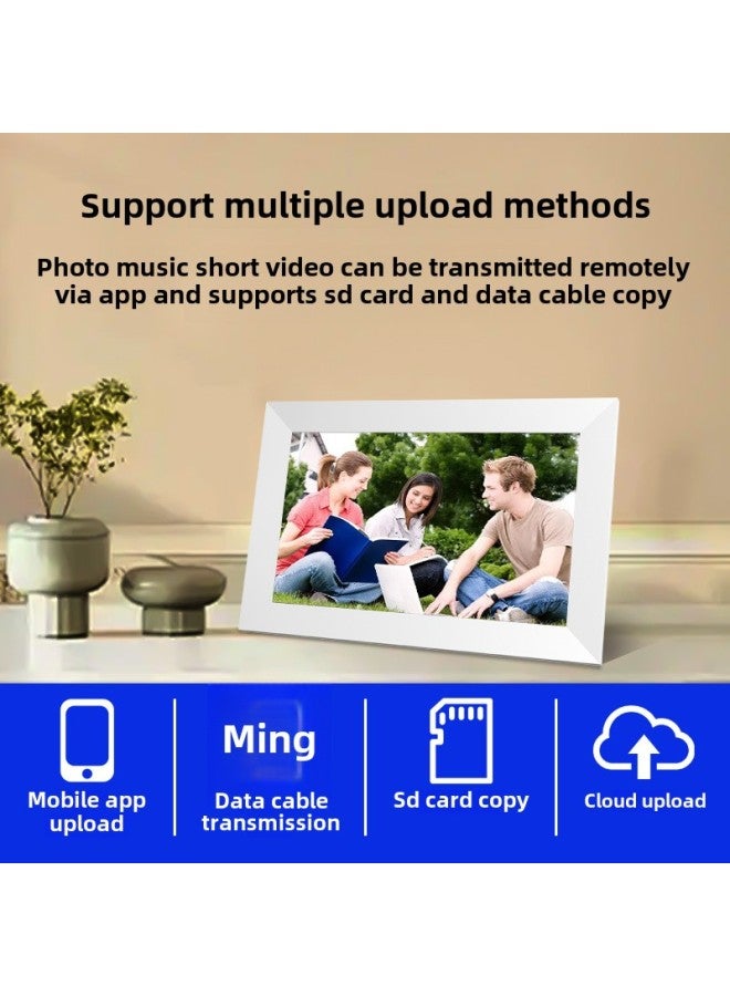 Cloud Photo Frame WiFi Digital Photo Frame APP Remote Transfer Photo Video Smart Touch Auto Loop Player-Color:For Other Colors, Please Contact Customer Service For Customization  - Image 2