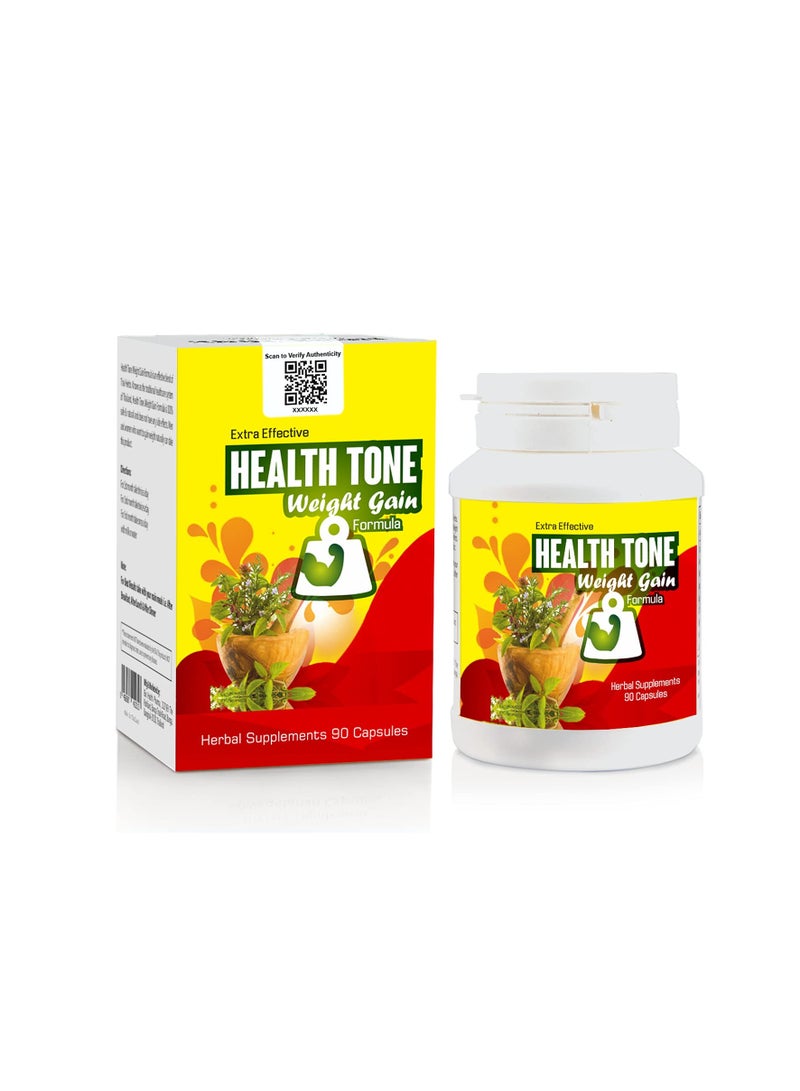 Health Tone Extra Effective Weight Gain Capsules - 90 Capsules - Image 1
