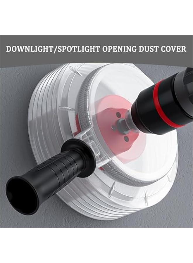 Hole Saw Dust Bowl, Drill Dust Collector for Recessed Lighting with Handle, Hole Saw Dust Catch Works with Hole Saws 6 Inches in Diameter for Bi-Metal Wood Metal Drywall Hole Saw Cutter - Image 4