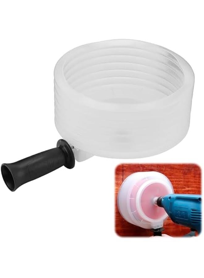 Hole Saw Dust Bowl, Drill Dust Collector for Recessed Lighting with Handle, Hole Saw Dust Catch Works with Hole Saws 6 Inches in Diameter for Bi-Metal Wood Metal Drywall Hole Saw Cutter - Image 1