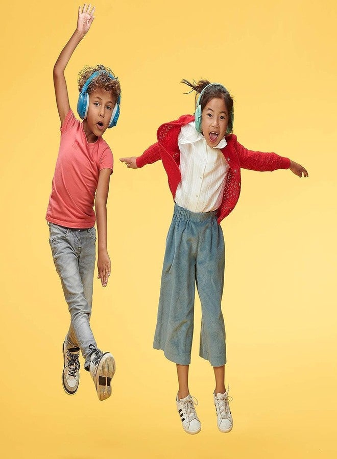 ألبين سماعات أذن Alpine Muffy Kids - حماية سمعية - معتمدة من CE وANSI - قابلة للتعديل للأعمار من 3 إلى 16 عامًا - سماعات رأس عازلة للضوضاء - خفض الصوت بمقدار 22 ديسيبل - مثالية للحماية ومساعدة التركيز - أزرق - Image 5