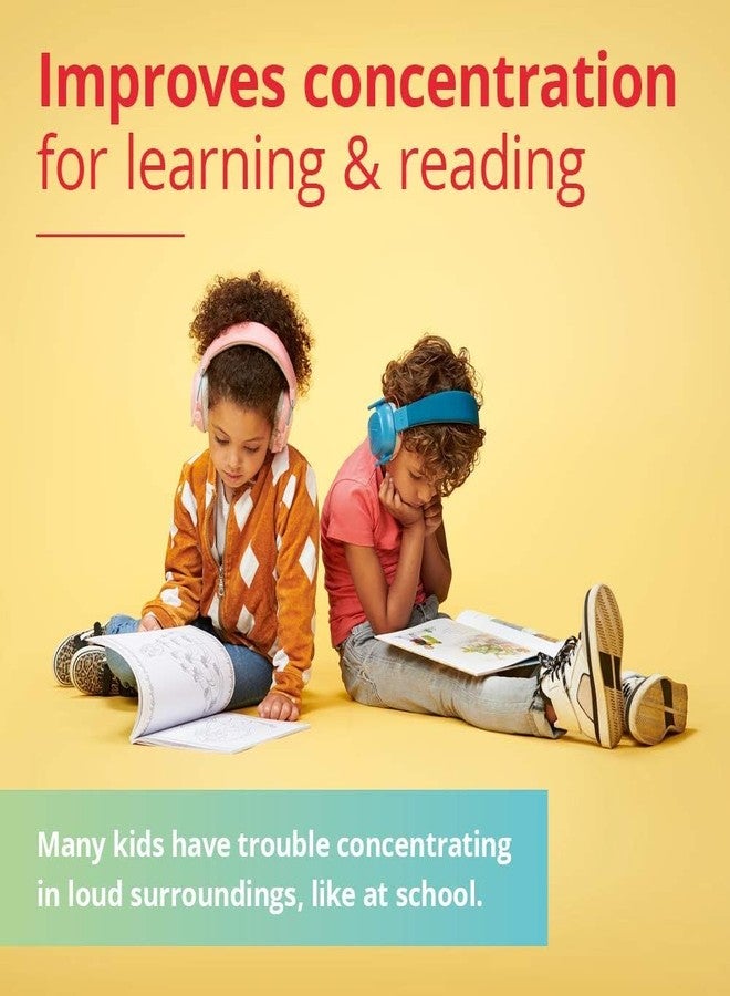 ألبين سماعات أذن Alpine Muffy Kids - حماية سمعية - معتمدة من CE وANSI - قابلة للتعديل للأعمار من 3 إلى 16 عامًا - سماعات رأس عازلة للضوضاء - خفض الصوت بمقدار 22 ديسيبل - مثالية للحماية ومساعدة التركيز - أزرق - Image 3
