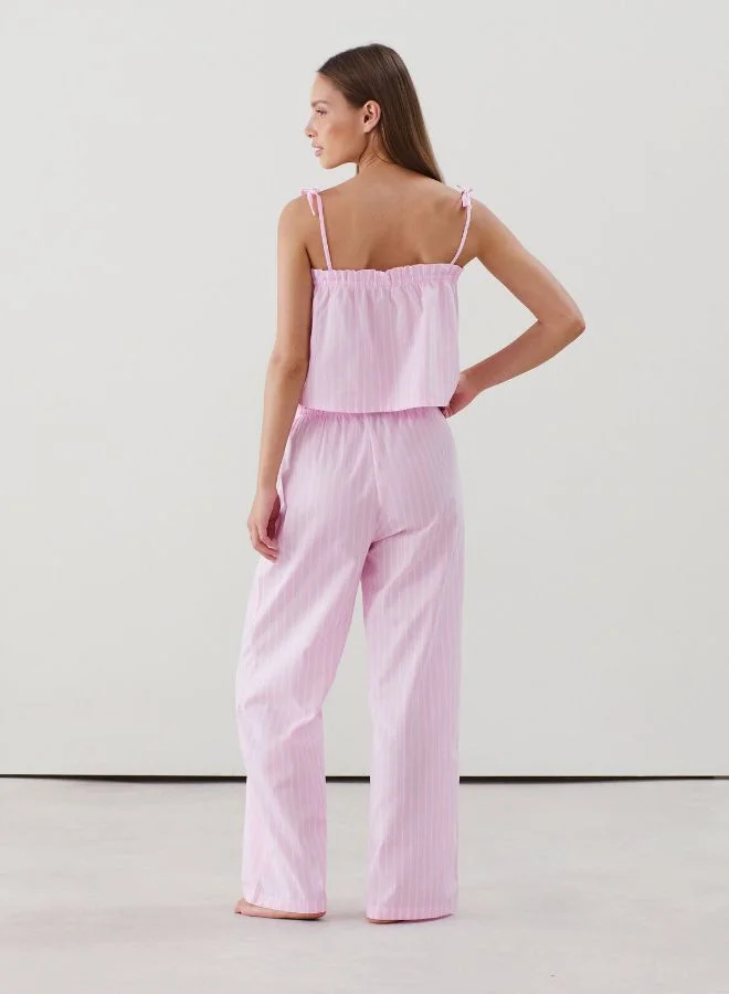 UNDIZ Cotton striped trousers