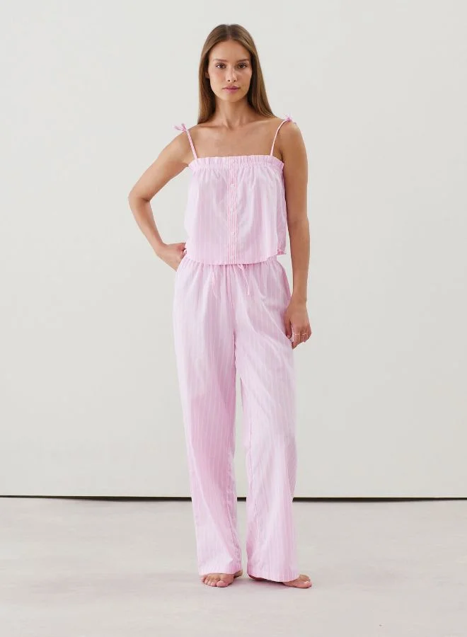 UNDIZ Cotton striped trousers