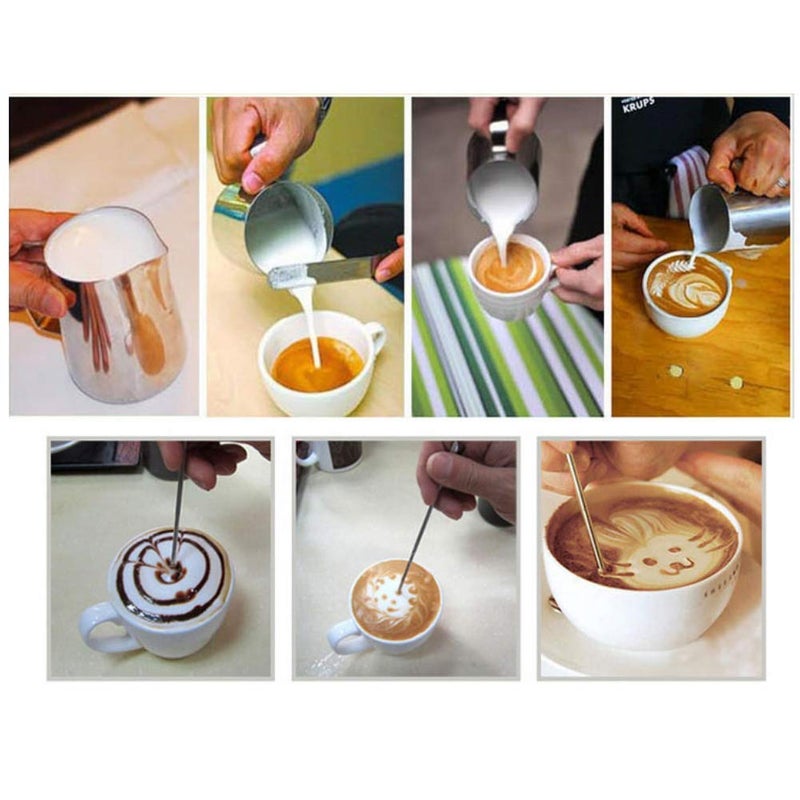 finality Stainless Steel Milk Frothing Latte Pourer Cappuccino Coffee Jug 1 Litre - Image 5