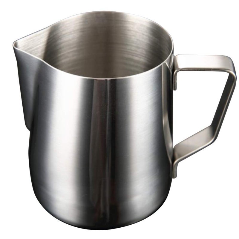 finality Stainless Steel Milk Frothing Latte Pourer Cappuccino Coffee Jug 1 Litre - Image 1