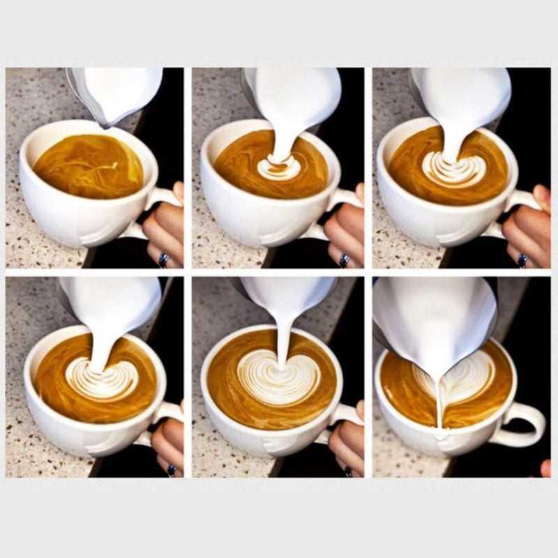finality Stainless Steel Milk Frothing Latte Pourer Cappuccino Coffee Jug 1 Litre - Image 2