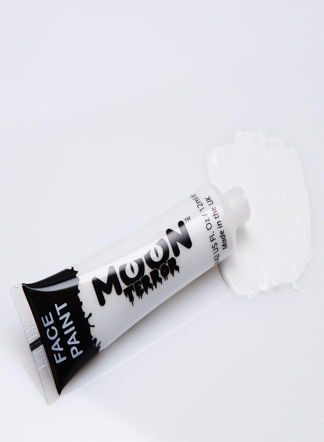 Moon Terror Halloween Face Paint Body Paint by Moon Terror - Wicked White - SFX Make up, Special Effects Make up - 0.40fl oz - Image 4