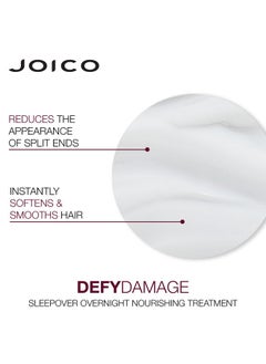 Defy Damage Sleepover Overnight Nourishing Treatment | Instantly Softens & Smooths | Strengthen Bonds | Reduce Breakage & Split Ends | No Rinse Formula | With Arginine & Keratin | 3.38 Oz - pzsku/Z9AB56C0364E347F83925Z/45/_/1721558237/64f5d765-592a-40b9-b83b-38265611ce5d