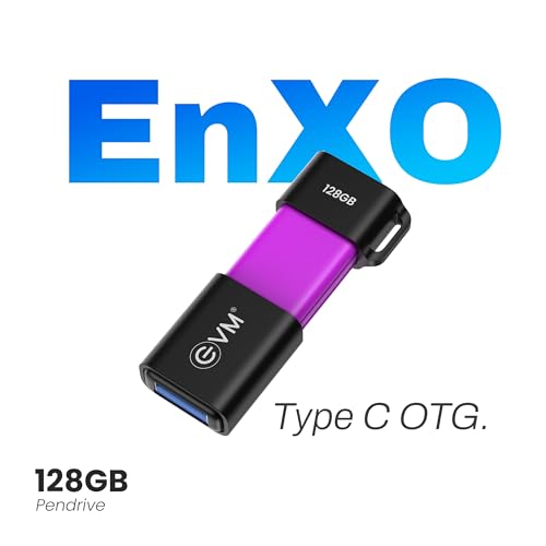 EVM EnXO 128GB OTG Flash Drive USB 3.2 Gen 1 | Versatile Dual USB Type-C & Type-A Connectors | Rapid 120MB/s Read| Smartphone Laptop Tablet Smart TV | Plug & Play | 10 Years Warranty (ENXO/128GB) - Image 2