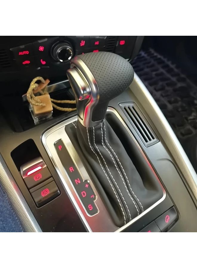 Wood Chrome Shift Knob For Audi A6 A7 A4 Q5 Model 20092014 - Image 3