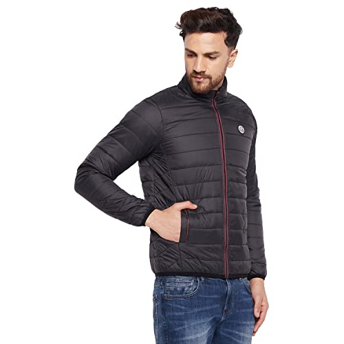 Duke Men Nylon Standard Length Full Sleeve Jacket_WSDZ834_Black_L - Image 2
