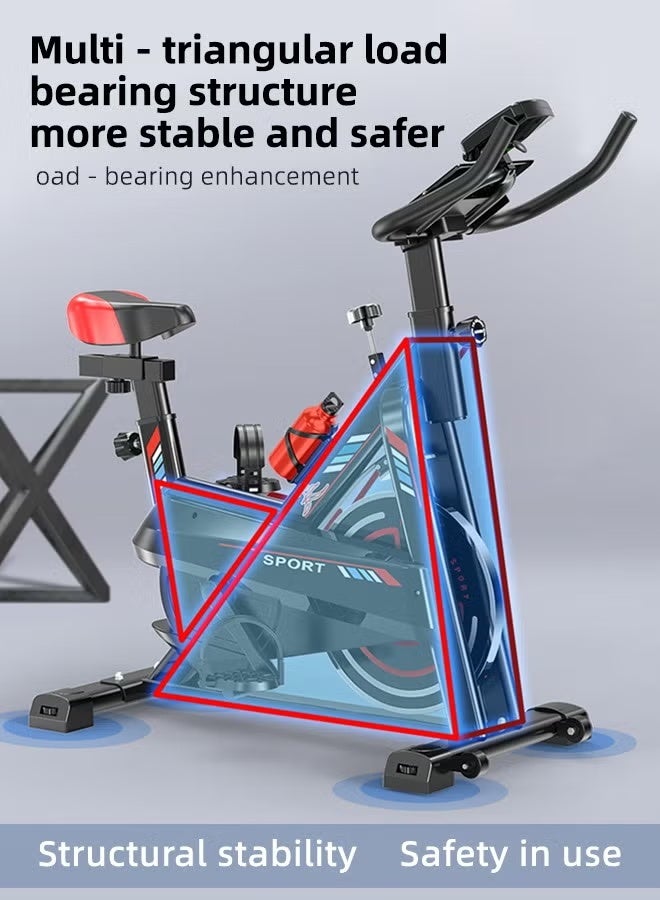 Favarey New Exercise Bike with iPad Holder, Home Gym Exercise Bike with LCD Screen and Professional Seat - Image 4