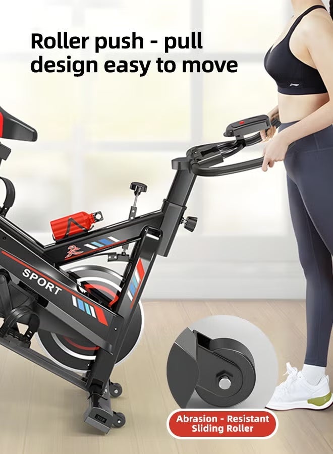 Favarey New Exercise Bike with iPad Holder, Home Gym Exercise Bike with LCD Screen and Professional Seat - Image 3