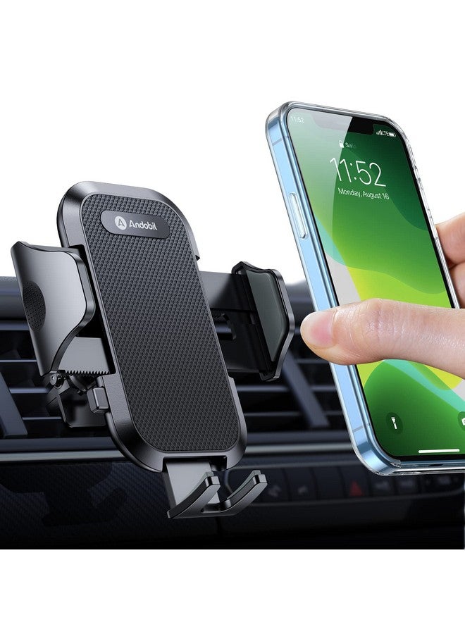 andobil (2024 Upgraded) Andobil Car Phone Mount [Military Sturdy Firmly Grip & Never Slip] Air Vent Cell Phone Holder Car Ultra Stable Easy Used Fits For Iphone 15 14 13 12 Pro Max Android Samsung S24 S23  - Image 1