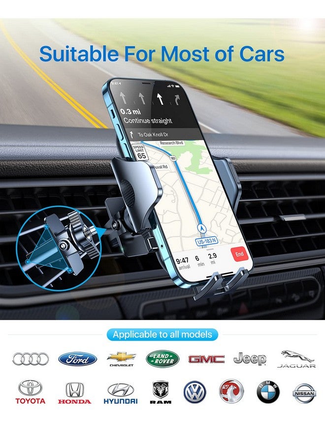 andobil (2024 Upgraded) Andobil Car Phone Mount [Military Sturdy Firmly Grip & Never Slip] Air Vent Cell Phone Holder Car Ultra Stable Easy Used Fits For Iphone 15 14 13 12 Pro Max Android Samsung S24 S23  - Image 5
