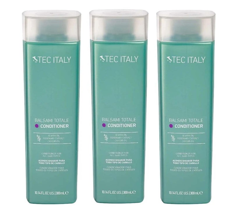 Tec Italy Balsami Totale Conditioner for All Hair Types  300 ml Pack of 3