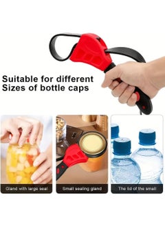 Rubik Belt Wrench, 2 Pieces Multi Functional Oil Filter Puller Adjustable Strap for Auto Repair Bottle Opener - Yellow/Black  - Image 4