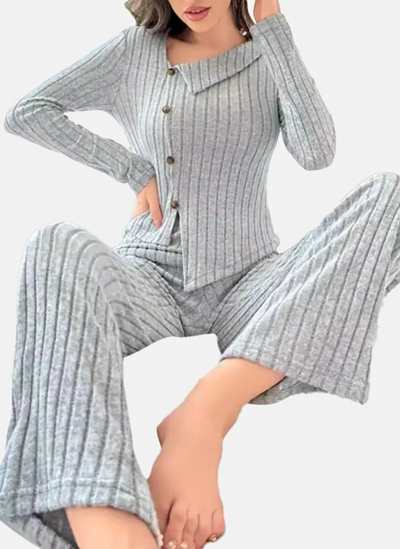 يونيكي Grey Solid Pyjamas & Top