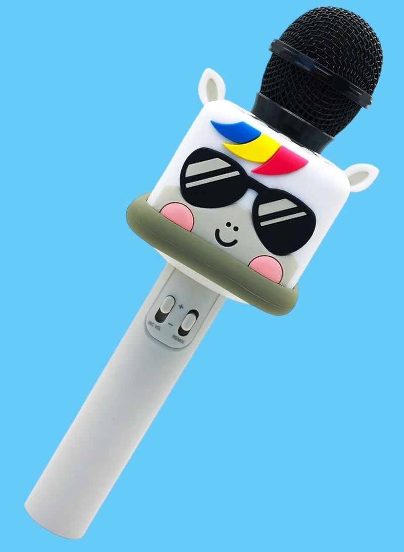 Karaoke Microphone for Kids Boys Girls, Wireless Toy Microphone Machine with 4 Sound Changes, Handheld Singing Gift - Image 1