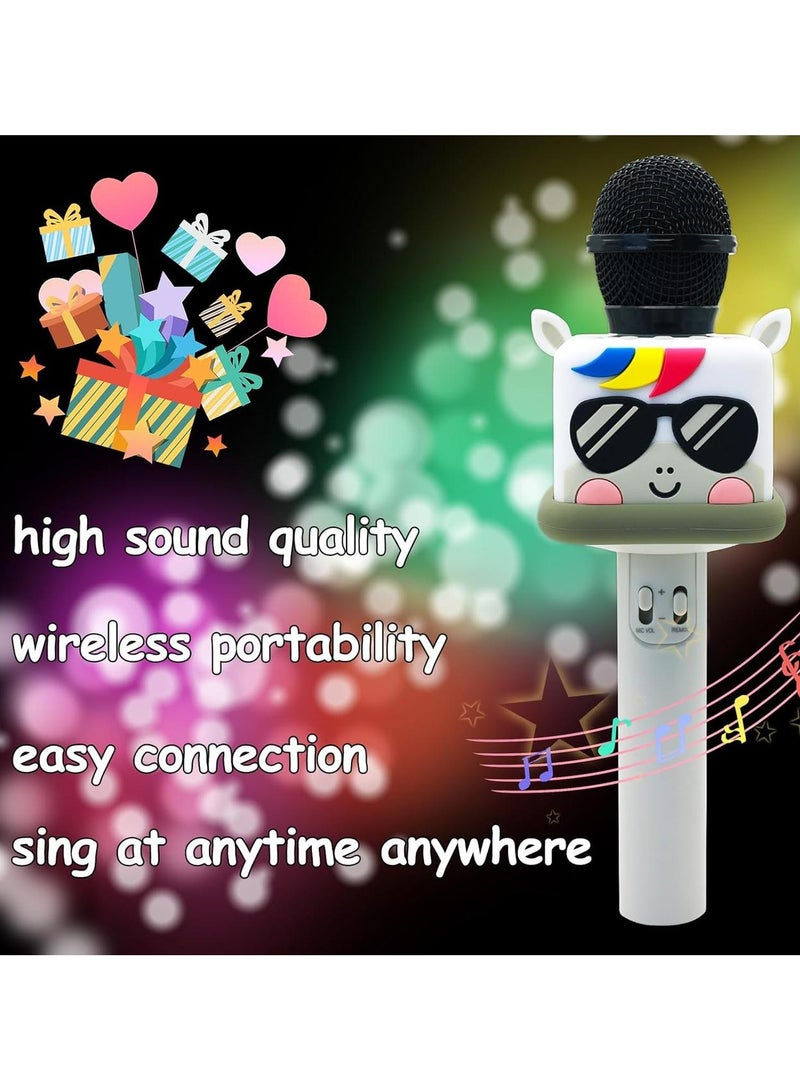 Karaoke Microphone for Kids Boys Girls, Wireless Toy Microphone Machine with 4 Sound Changes, Handheld Singing Gift - Image 5