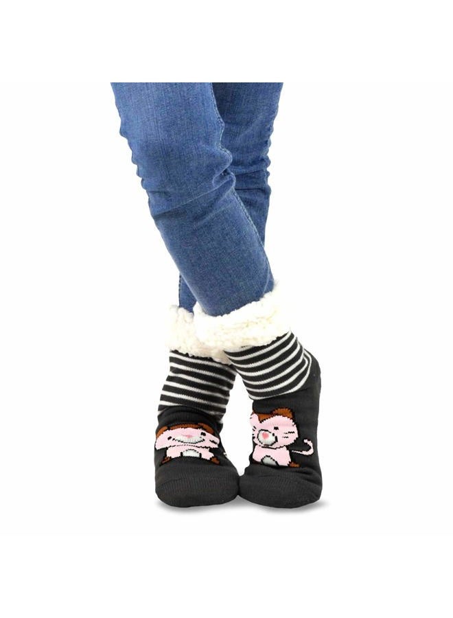 TeeHee Socks Teehee Womens Soft Premium Thermal Double Layer Crew Socks 3-Pack (Christmas Home) - Image 3