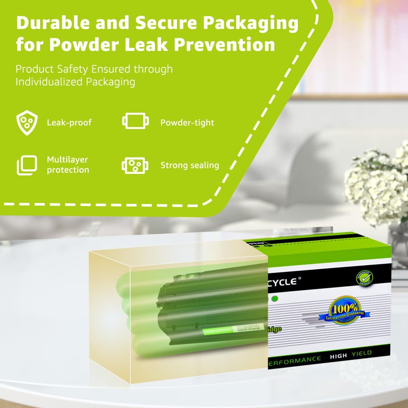 greencycle 1 PK Black Toner Cartridge Replacement Compatible for HP 15X C7115X 15A C7115A 13X Q2613X Work with LaserJet 1000 1200 1220 1330 3300 3310 3320 3330 3380 Series Printer - Image 5