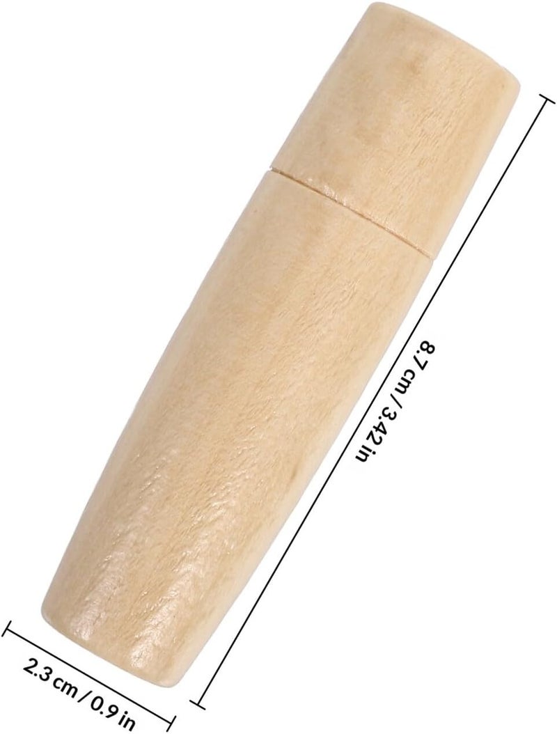 4pcs Wooden File Handles Replacement Small Wood Grip for Garden Tools and Grill Accessories Universal File Handle for Hand Tool Repair - Image 2