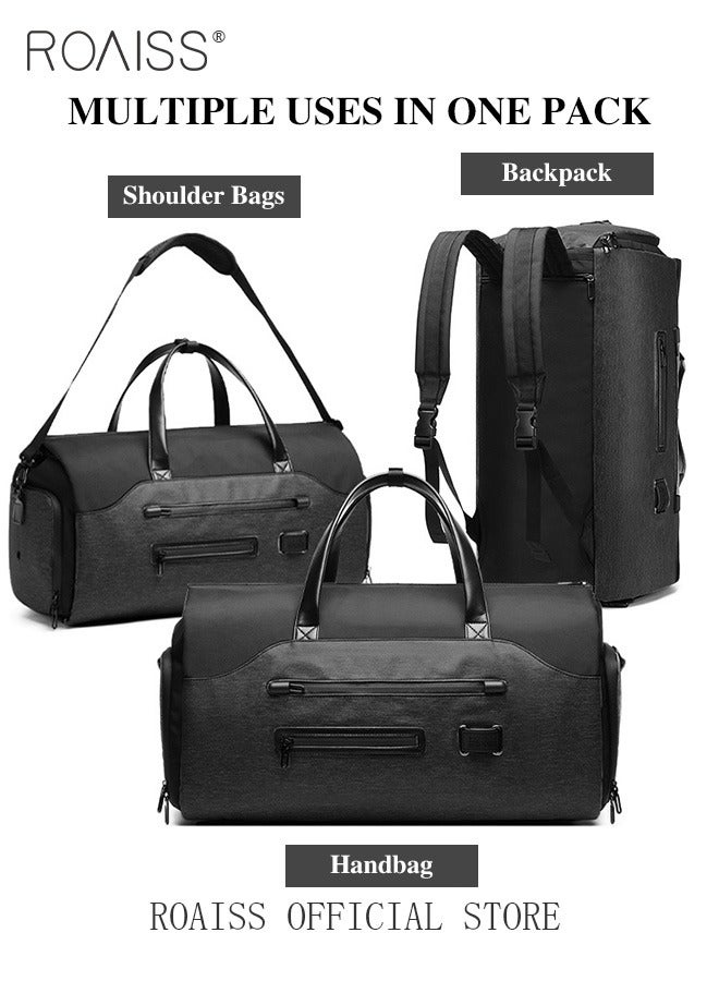 roaiss Large Capacity Outdoor Travel Bag Portable Suit Garment Storage Bag Foldable Business Luggage Bag with Multifunctional Organizer Suitable for Carrying and Storing Travel Essentials  - Image 3