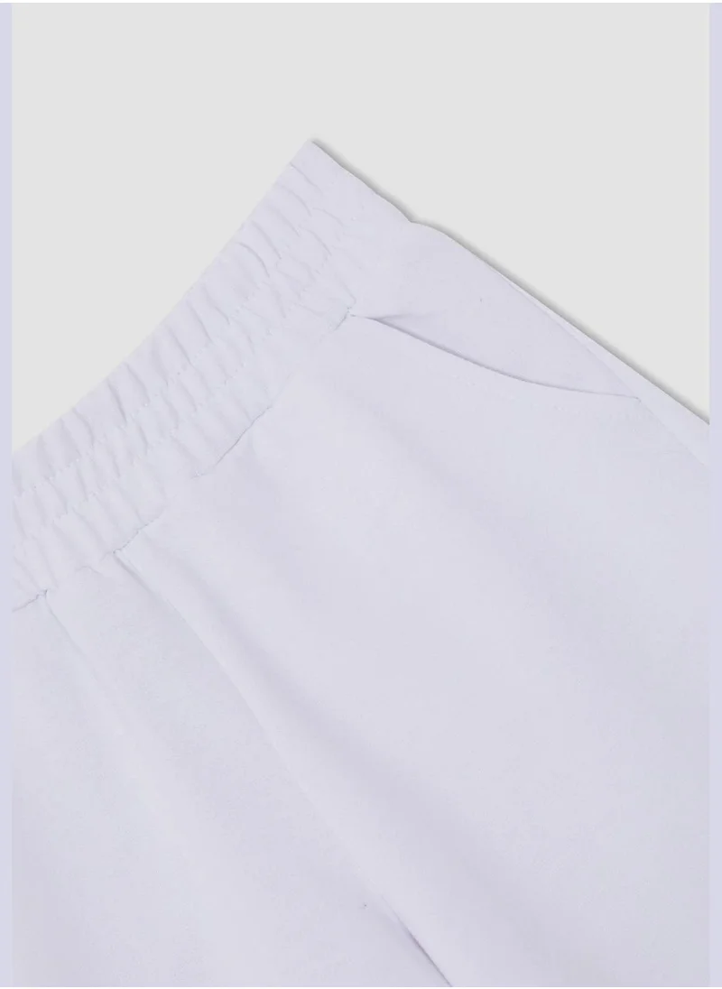 DeFacto Text Printed Cropped Tank Top And Shorts Set