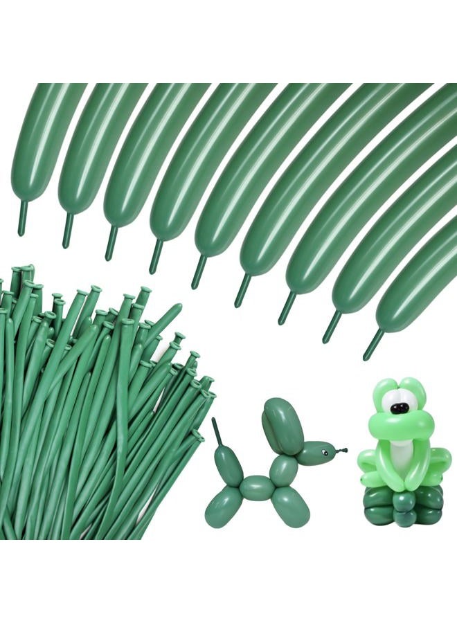 KUULBELA 260 Balloons 100pcs/pack (Avocado Green) - Image 1