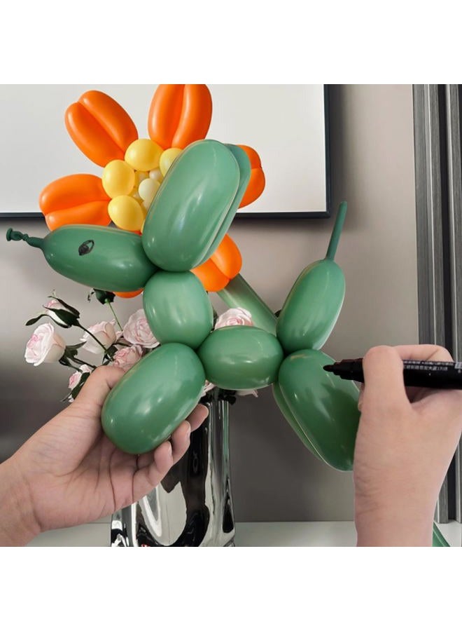 KUULBELA 260 Balloons 100pcs/pack (Avocado Green) - Image 5