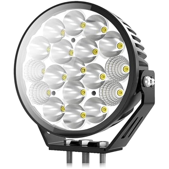 توبيز Td0590C7Inch 90W LED Driving Light 10800Lm Ip68 Spot Fluod Combo Round BuiltIn EMC Offroad Lights Truck Atv Utv SUV - Image 3