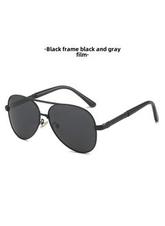 Generic 2024 Mens Polarized Photochromic Sunglasses Black frame black and gray piece 