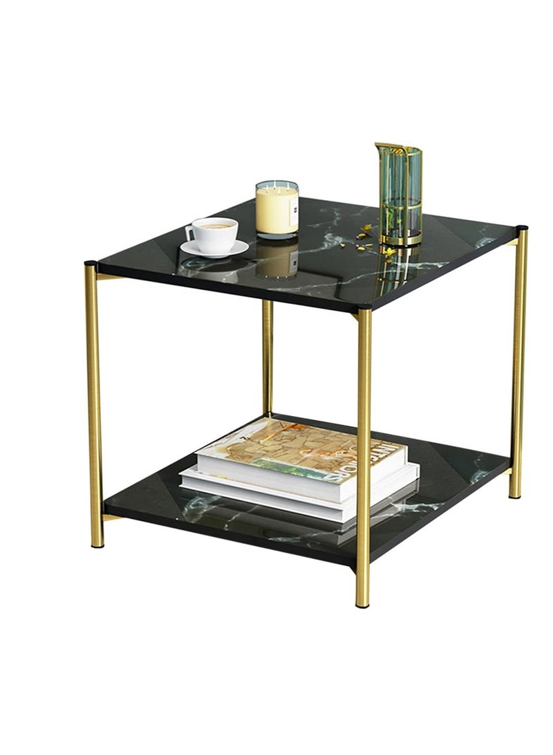 BAIG Creative round table nordic small coffee table modern home living room sofa round bedside table multifunctional removable black - Image 3