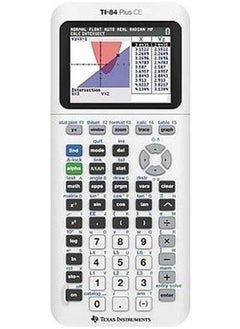 Texas Texas Instruments Ti-84 Plus Ce Color Graphing Calculator - White 