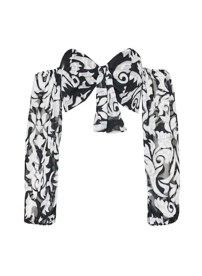 BSB Bustier with balloon sleeves  - Image 2