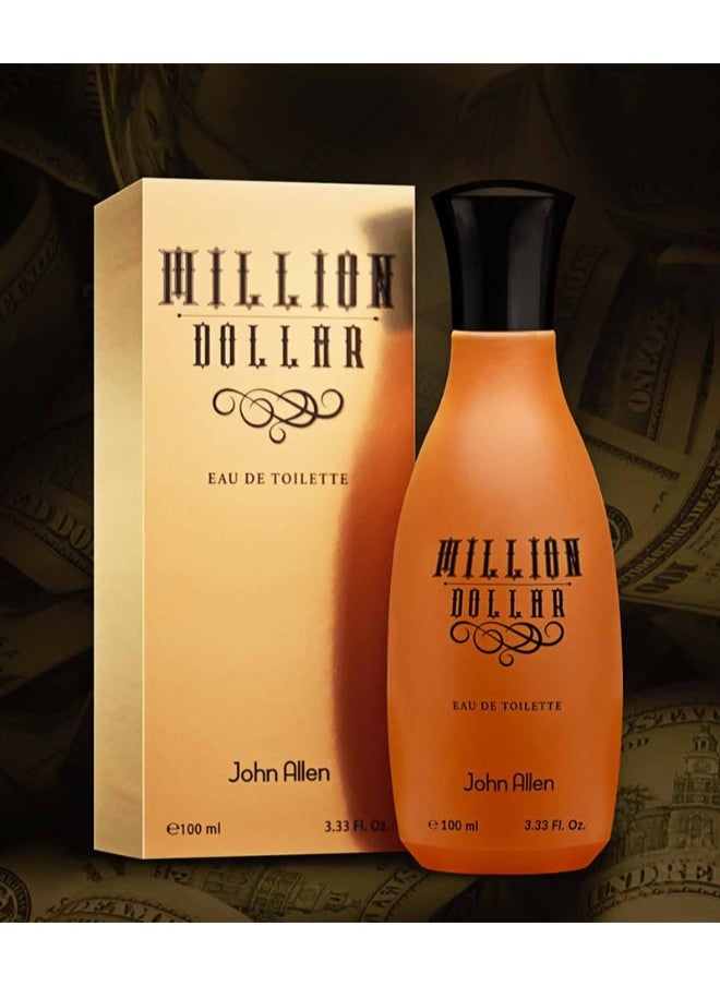 John Allen Million Dollar Eau De Toilette - 100ml | Luxurious Unisex Fragrance  - Image 2