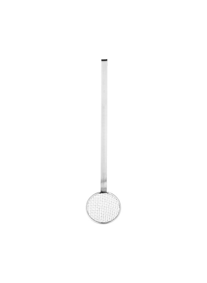 Restaurantware Met Lux 4 Inch Frying Skimmer, 1 Corrosion-Resistant Wire Skimmer - Mesh Scoop, Long Handle, Stainless Steel Deep Fryer Ladle, Durable, For Catching Food And Releasing Oil - Image 1