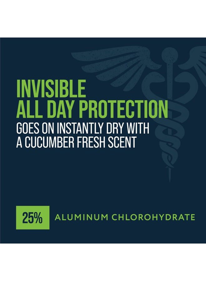 Certain Dri Prescription-Strength Clinical Antiperspirant Dry Spray - 72-Hr Sweat/Odor Protection - Cucumber Fresh Scent - 25% Aluminum Chlorohydrate - Hyperhidrosis Treatment for Men & Women - 4.2 oz - Image 2
