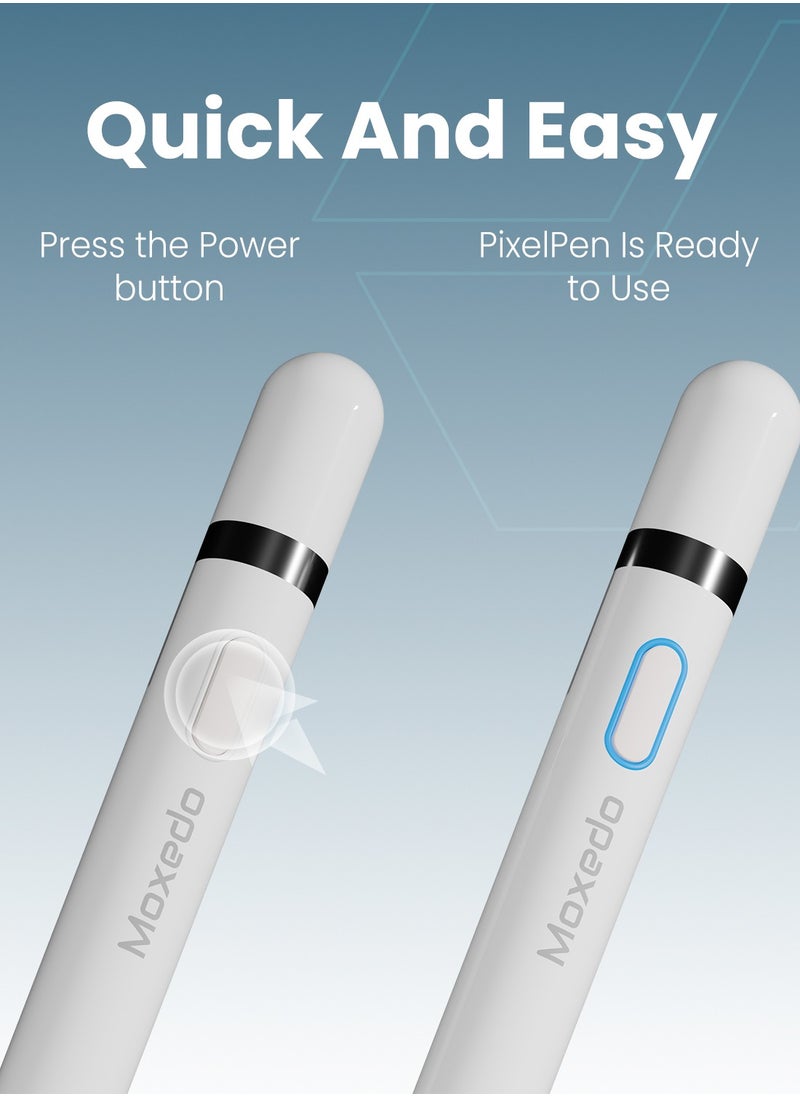 Moxedo Moxedo Touch Pixel Pen Universal Active Stylus Pen Capacitive Rechargeable Compatible for iPad/Pro/Air/Mini/iPhone/Samsung/Lenovo/IOS/Android and other Smartphone Device  - Image 5