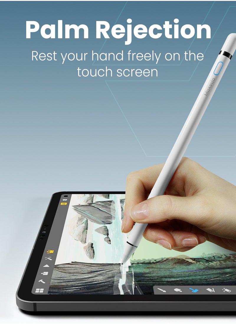 Moxedo Moxedo Touch Pixel Pen Universal Active Stylus Pen Capacitive Rechargeable Compatible for iPad/Pro/Air/Mini/iPhone/Samsung/Lenovo/IOS/Android and other Smartphone Device  - Image 4