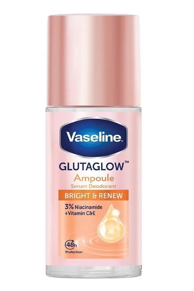 فازلين مزيل العرق فازلين جلوتاجلو برايت آند رينيو أمبول - 45 مل