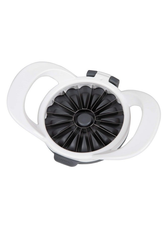 Progressive International PrepWorks by Progressive Dishwasher Safe 16-Slice Thin Apple Slicer and Corer with Attached Safety Cover (White) - Image 2