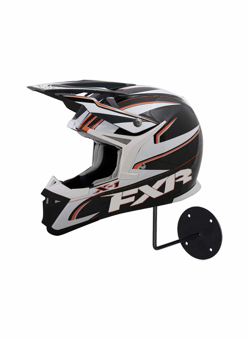 Wall-Mounted Motorcycle Helmet Holder & Multi-Purpose Metal Rack for Jackets, Coats, Hats, Sports Gear, and Dance Masks - Ideal for Basketball, Football, and Volleyball - Image 2