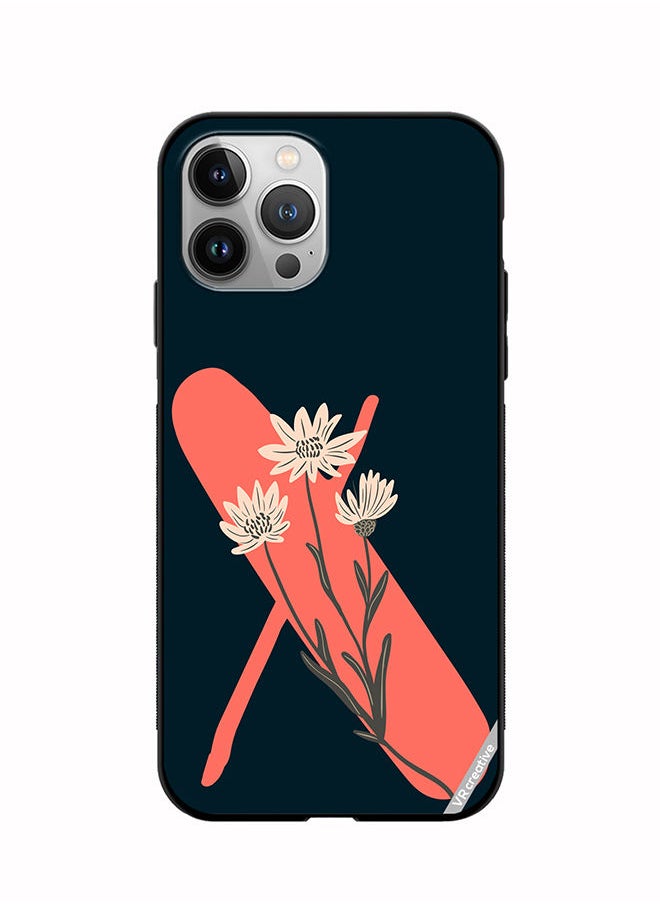 VR CREATIVE Protective Case Cover For Apple iPhone 11 Pro Max Alphabet X Design Multicolour  - Image 1