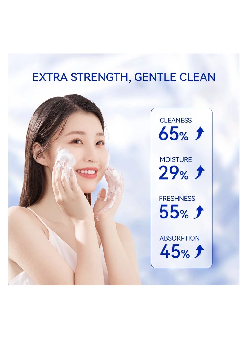 Dr.Leo Dr.Leo Polyamino Acid Purifying Facial Cleanser Centella Oil-control Ati-Acne Moisturizing Deep Cleaning Skincare Face Wash (2 package)  - Image 5